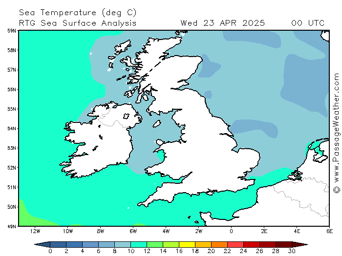 Sea Surface Temp Charts